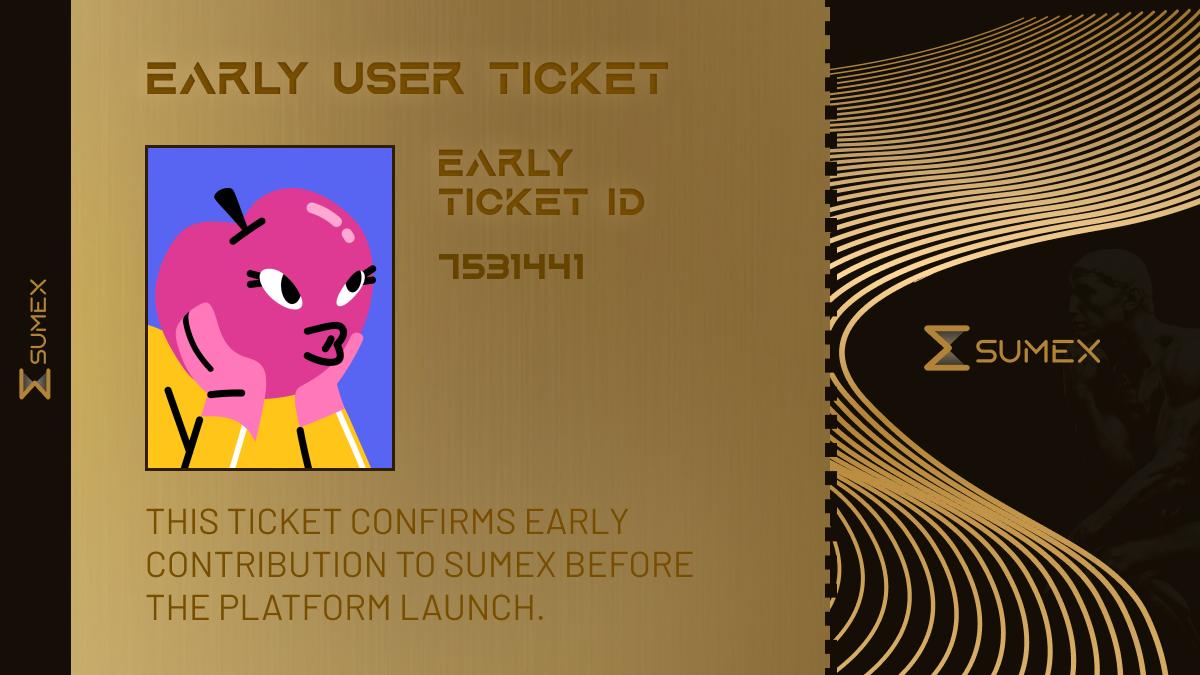 I want to become one of the EARLY BIRDS in <a href="/Sumex_Labs/">SUMEX | Web3 SuperApp</a>!

Only 15,000 roles - and they’re getting claimed fast.

Their first OG-PASS wave was claimed in just one day, I’m not missing this one.

TGE SOOOOOON!

btw - check out my excellent ticket