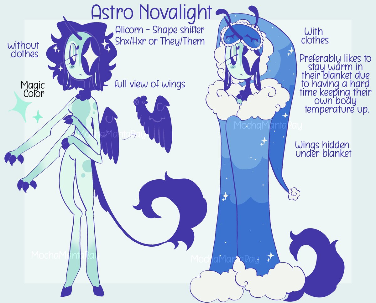 MochaMantaRay's tweet image. Finally have a astro design I like now... 

Hi meet my astro
#dandysworld #dandysworldastro