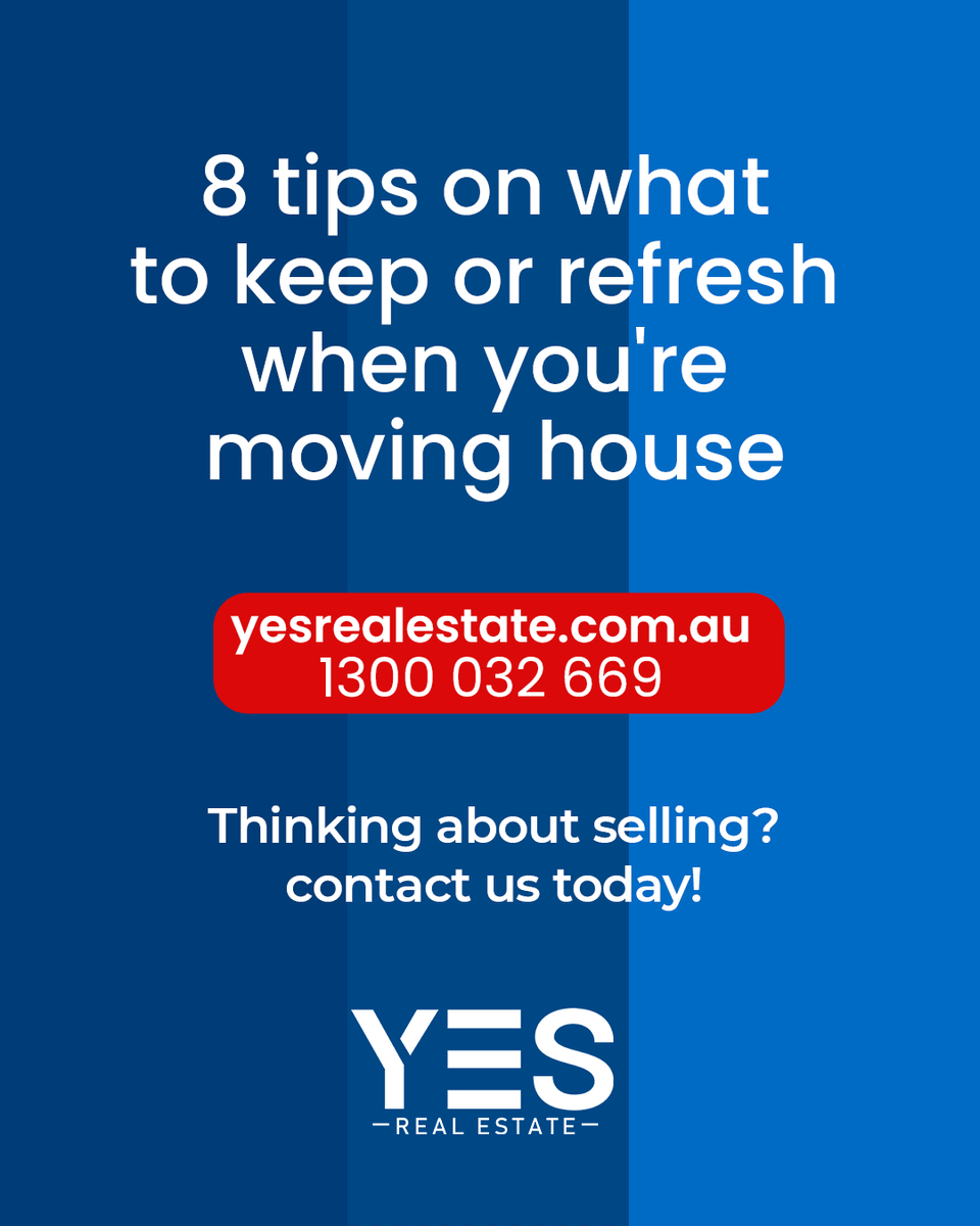 YESRealEstateAu's tweet image. ⭕ 𝗞𝗲𝗲𝗽 𝘃𝘀 𝗥𝗲𝗳𝗿𝗲𝘀𝗵: 𝗦𝗺𝗮𝗿𝘁 𝗠𝗼𝘃𝗶𝗻𝗴 𝗧𝗶𝗽𝘀

Moving soon? Here’s how to decide what to keep or upgrade for your new home.

☎ 𝗬𝗘𝗦 𝗥𝗲𝗮𝗹 𝗘𝘀𝘁𝗮𝘁𝗲 | 1300 032 669
🌐 yesrealestate.com.au

#YesRealEstate #realestate #MovingHouseTips #melbourne