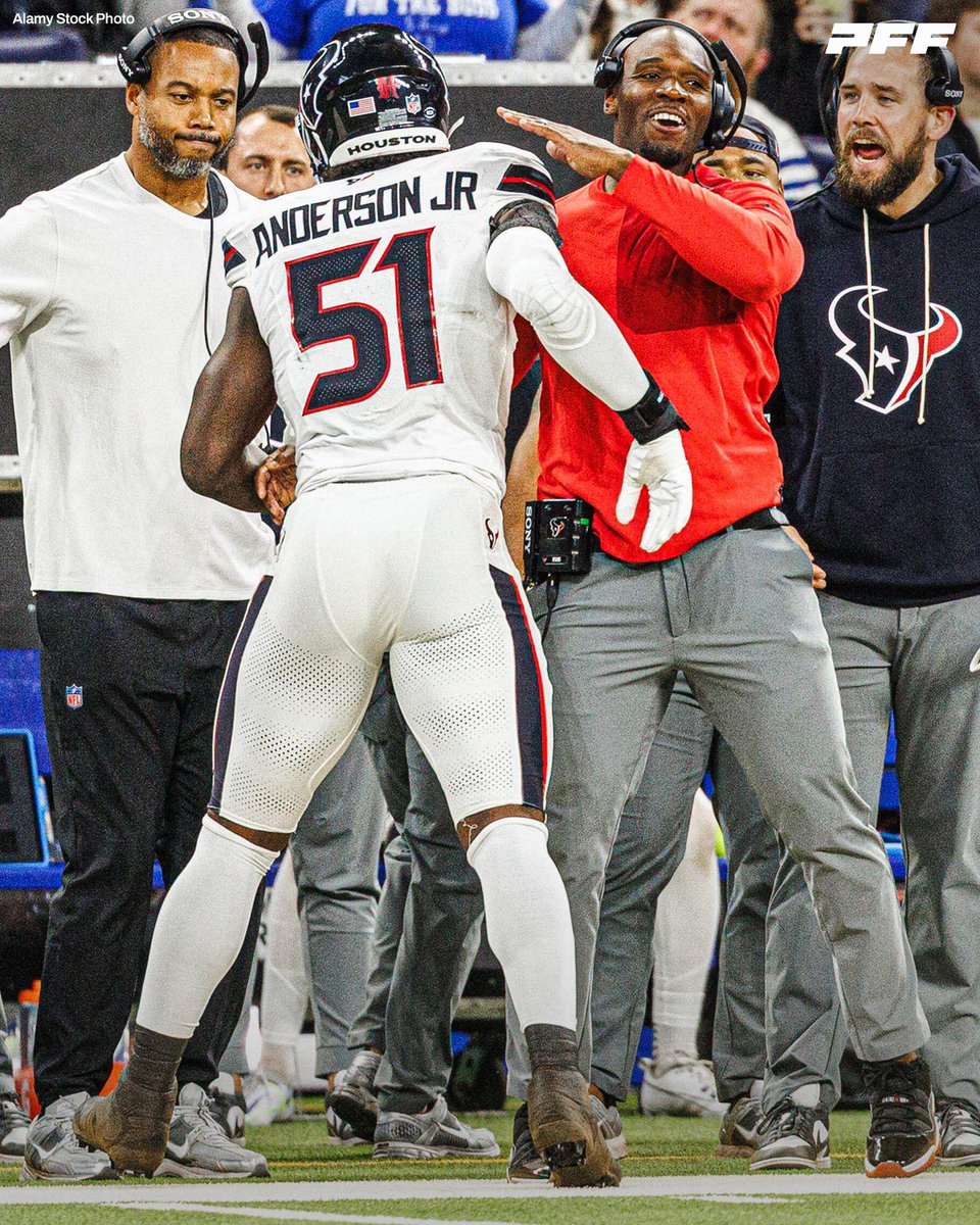 Texans in the three years before DeMeco Ryans:

♦️ 11 wins
♦️ 0 playoff appearances

Texans in the three years with DeMeco Ryans:

♦️ 35 wins
♦️ 3 Divisional Round appearances