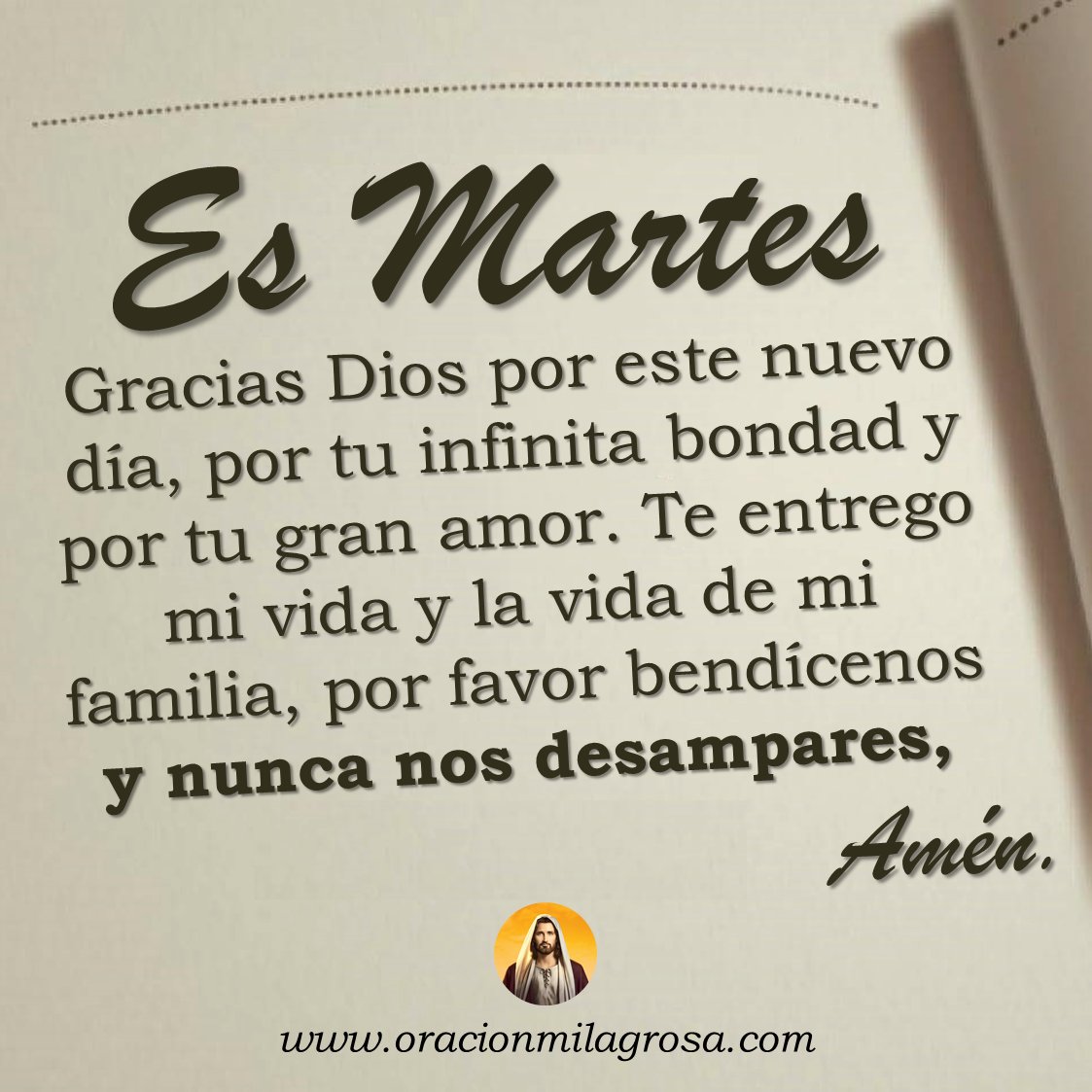 Oración para hoy martes 13 de enero 👉 youtu.be/HIz-Nb7u-yc ✨