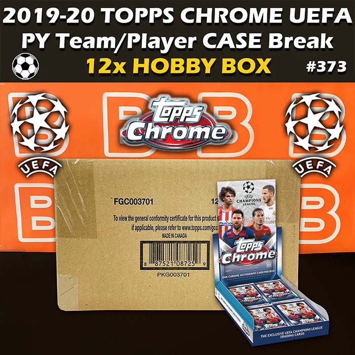 BREAKfast_cards's tweet image. Rare case break! 2019-20 Topps Chrome UEFA Hobby Case Soccer (12-box) PYT / PYP. Breaks as scheduled/announced on Discord/IG. Haaland rookie year!

breakfastcards.com

#casebreak #soccercards #topps #chrome #uefa #haaland
