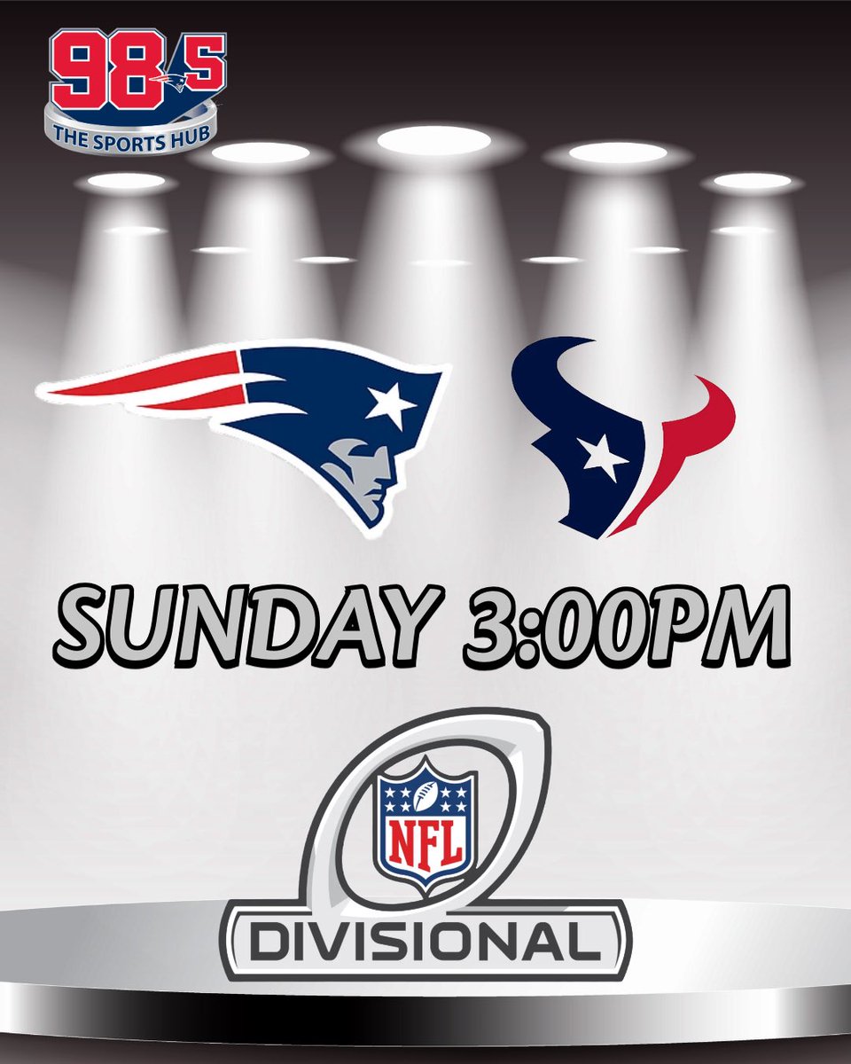 985TheSportsHub's tweet image. 🚨 PATRIOTS vs TEXANS - Sunday at 3pm