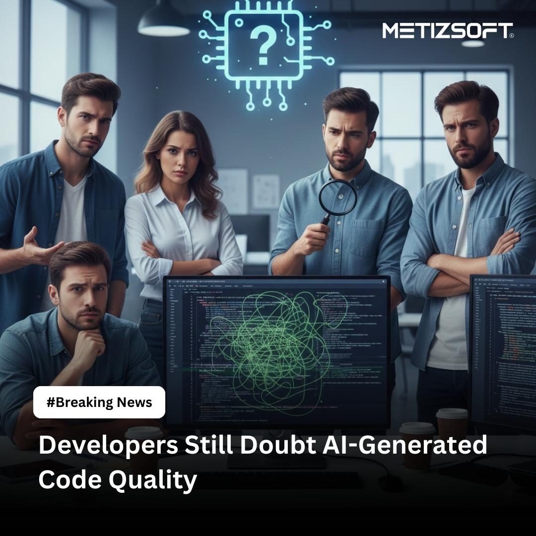 AI writes code. Developers build trust.

Human review still matters.

#AIinSoftware #CodeQuality