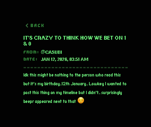 bonus: it’s <a href="/Buchi_xyz/">Buchi</a> 's birthday 🎂

send zer a nice birthday beep 🥳 
beep.works/send/cmi9qo74b…