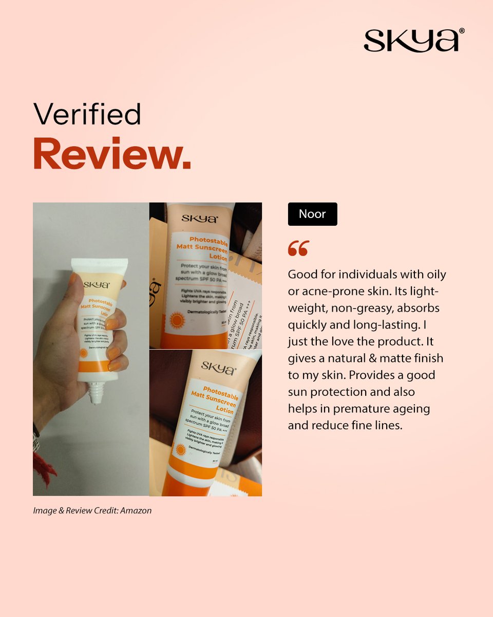 SkyaArabia's tweet image. SKYA Photostable Matt Sunscreen Lotion – lightweight, high SPF protection made for combination skin ☀️

#noncomedogenicsunscreen #dailysunscreen #uvauvbprotection #glowingskincare #sunsafeskin #skıncareroutine #skyacares