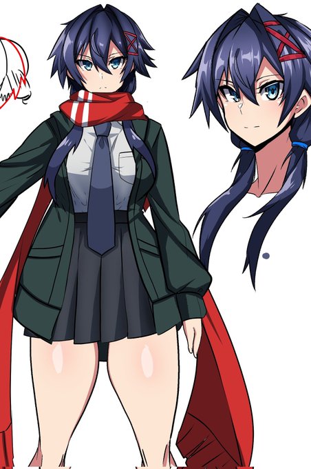 割と気に入ってる雨月咲子の制服