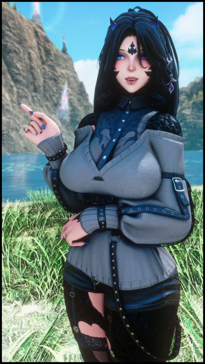 GrayBlackmoon's tweet image. "(What is she looking at?)"
#GPOSERS #gpose #femra #Au_Ra