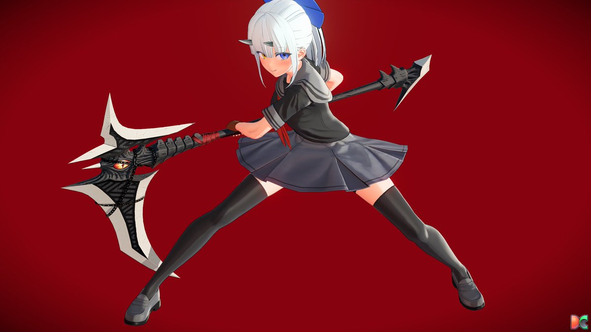 「うちの娘達_28 さらなる新キャラ追加で 二人目のオッドアイキャラです シーンデ」|ISUCA401@PSO2_ship2のイラスト