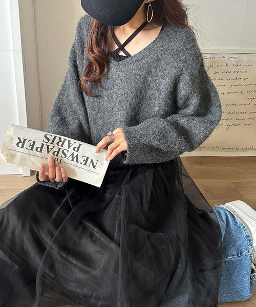 ElfClassical's tweet image. ／
大人ガーリー🎀
＼

✓マルチwayニット×チュールワンピースセット(ce1260524)
以前もご紹介したこちらのセットアイテム。
ニット×チュールの程よいバランスが最大の魅力✨
着てるだけで褒められちゃう、マストバイアイテムです！

#クラシカルエルフ #プチプラ