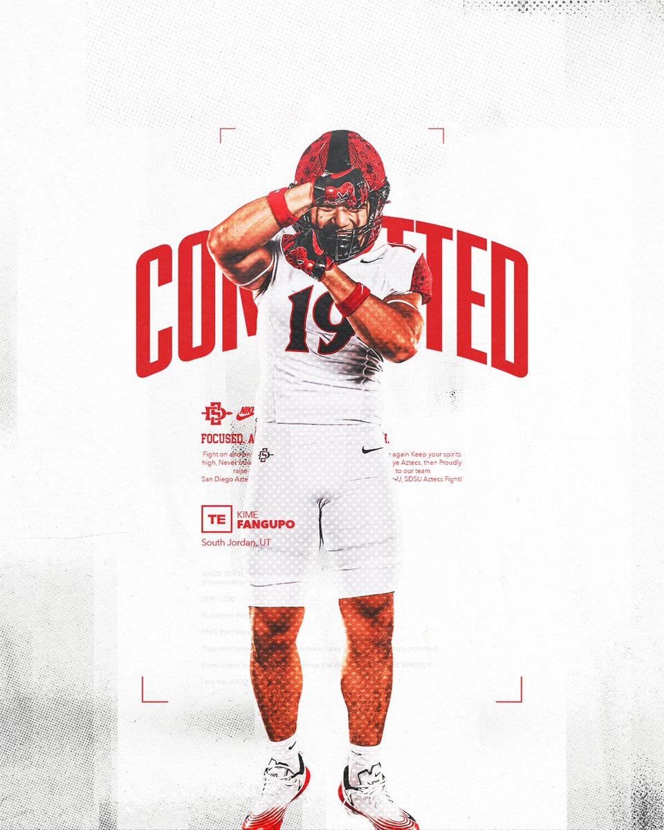 <a href="/AztecFB/">San Diego State Football</a> BABY! LESGO DAYGO🇹🇴 #JUCOPRODUCT #jucowalkon