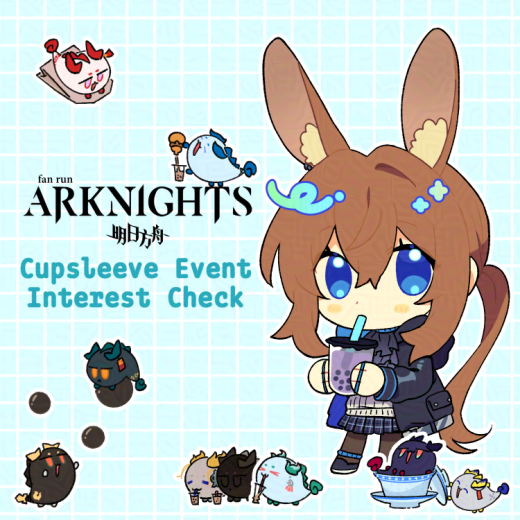 Roirence's tweet photo. local arknights fans!! there's an interest check for a cupsleeve event pls check the replies for a 🔗 https://t.co/opEjL6ChuO