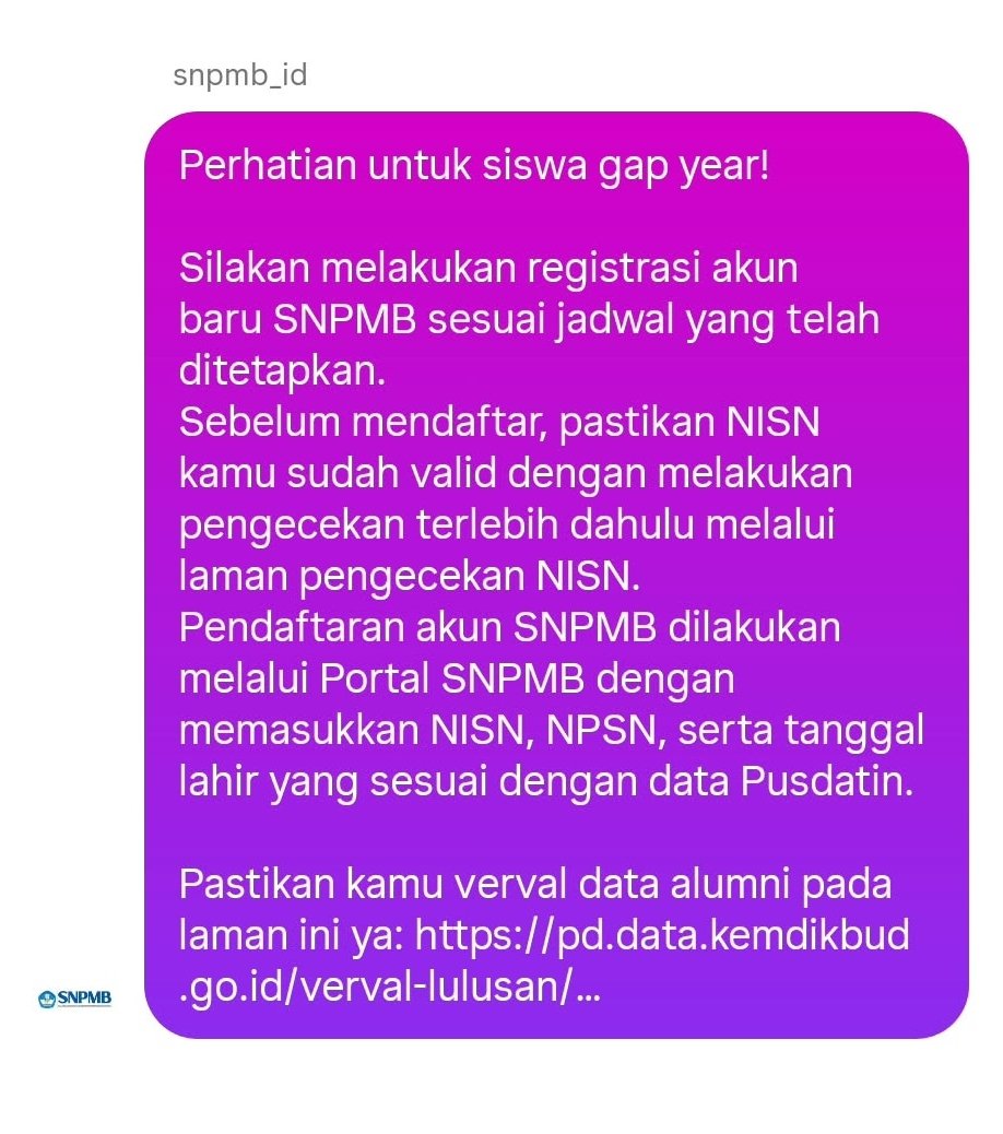 INFO SNBP & SNBT 2026 tweet media