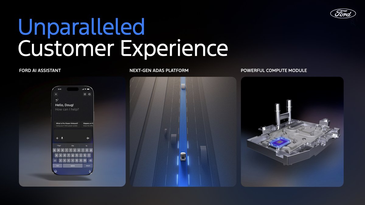 Ford’s in-house electronics team is dedicated to the idea that the family truck used to haul mulch from the hardware store should have the same smart technology as a six-figure luxury car.

Read more about the vision Doug Field shared at #CES: spr.ly/6016Caa2g

#WeAreFord