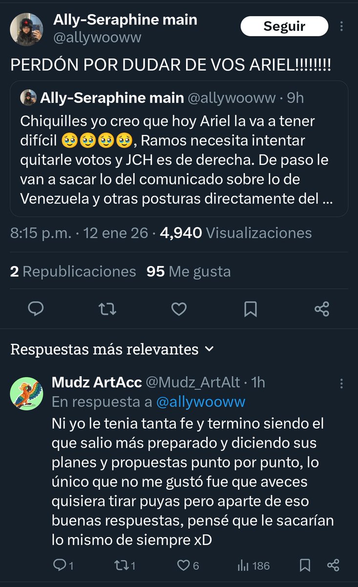 Dijo nunca nadie que haya visto el debate de verdad 😂