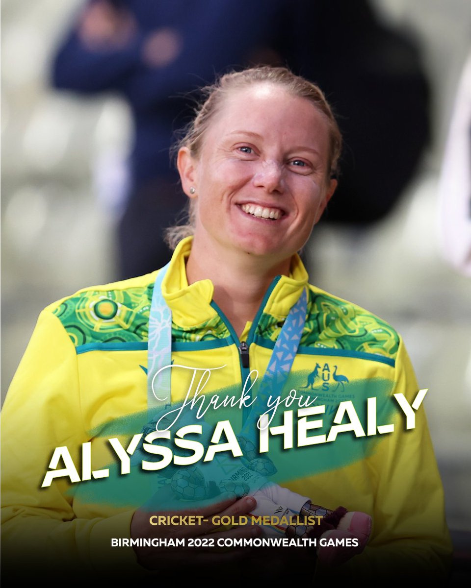 CommGamesAUS's tweet image. 🏏 A legend of the game

👏 Wishing Alyssa Healy all the best following her retirement announcement 

#CommGamesAUS @cricketcomau