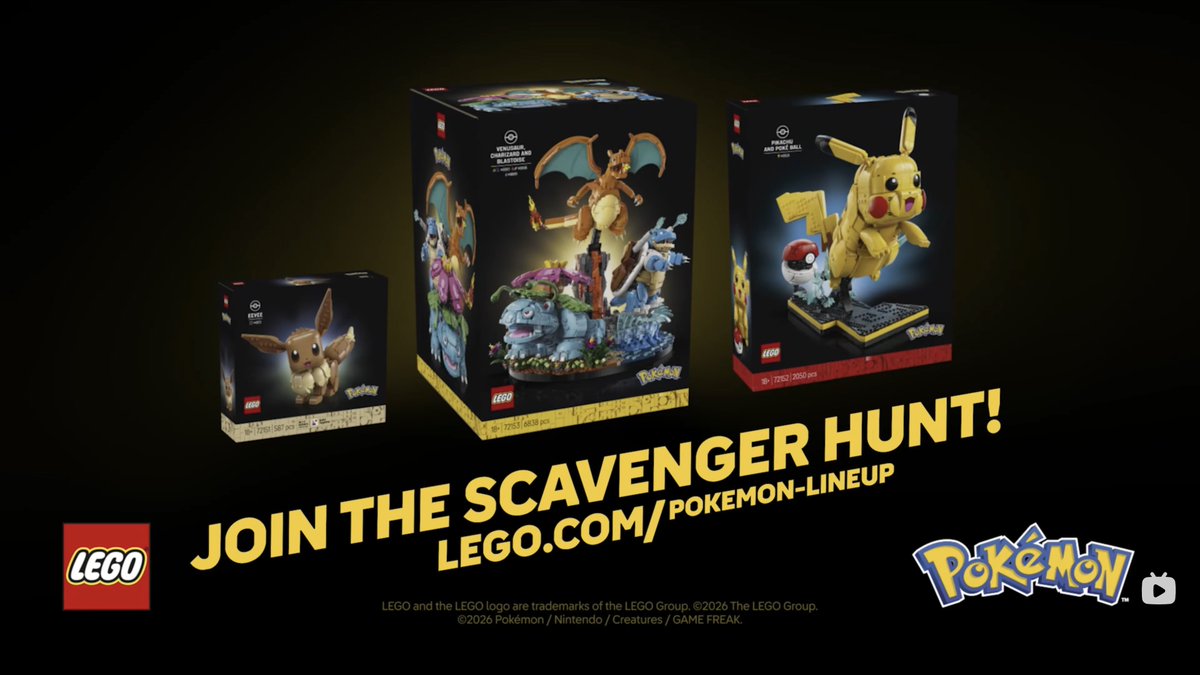 Debirth1024's tweet image. 乐高 × 宝可梦！！！
这个跨时代现象级IP，再一次向人们彰显着独属于它的文化影响力！