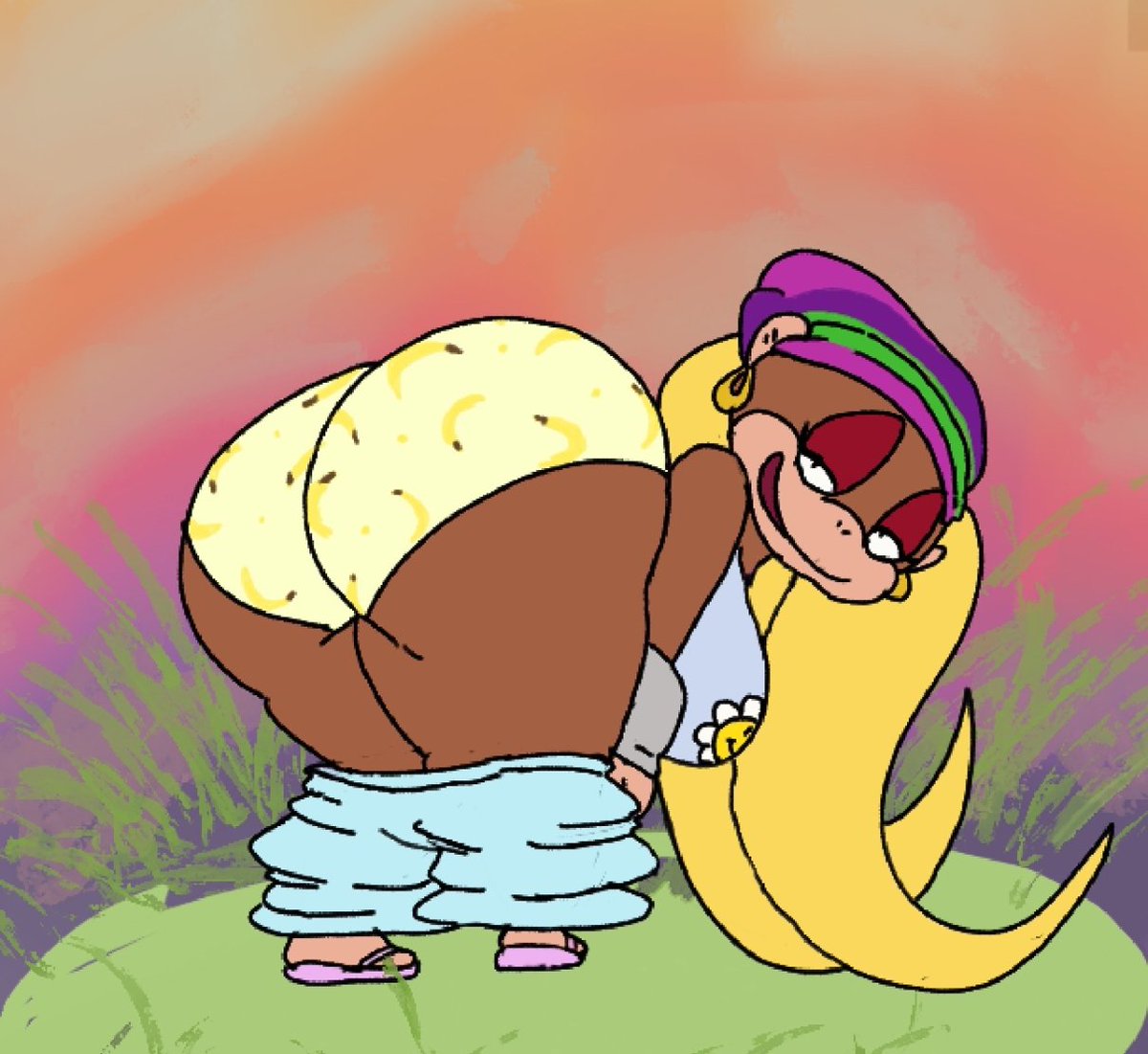 GrungusBro's tweet image. Tiny? theyn why is her butt so big huh dorkly making comedic video game parodies since 2015