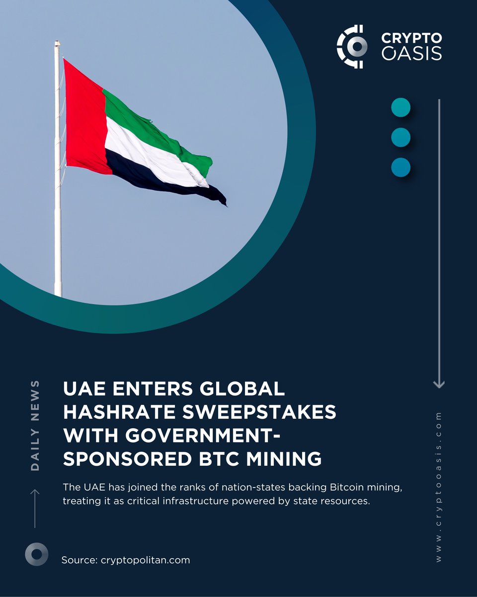 Crypto Oasis (@CryptoOasisUAE) / Posts / X