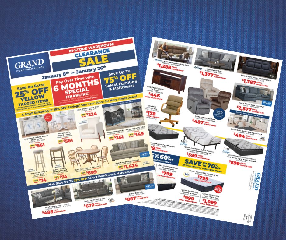 🔥 The In-Store Warehouse Clearance Sale is ON! 🔥We’re right in the middle of our biggest clearance event, and the deals are still rolling.

👀 Preview the deals before you go:
👉 bit.ly/49rRbrD

See something you love? Don’t wait, once it’s gone, it’s gone!