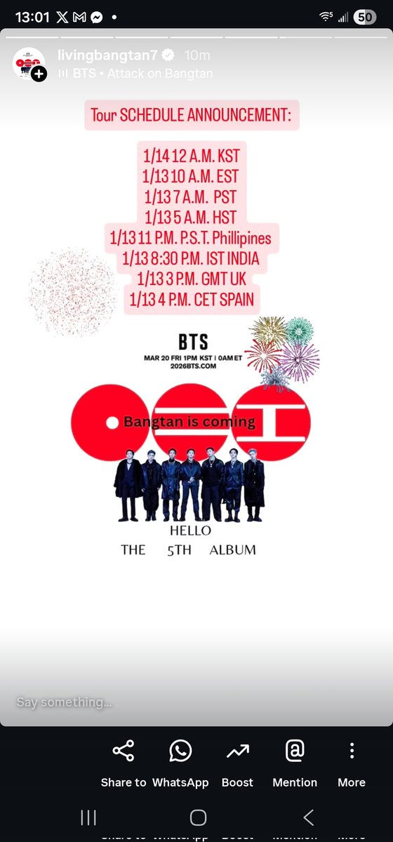 Who is nervous and hyper and excited and bouncing around because we are 10 hours from #btscomeback  #btsontour announcements <a href="/BTS_twt/">방탄소년단</a>