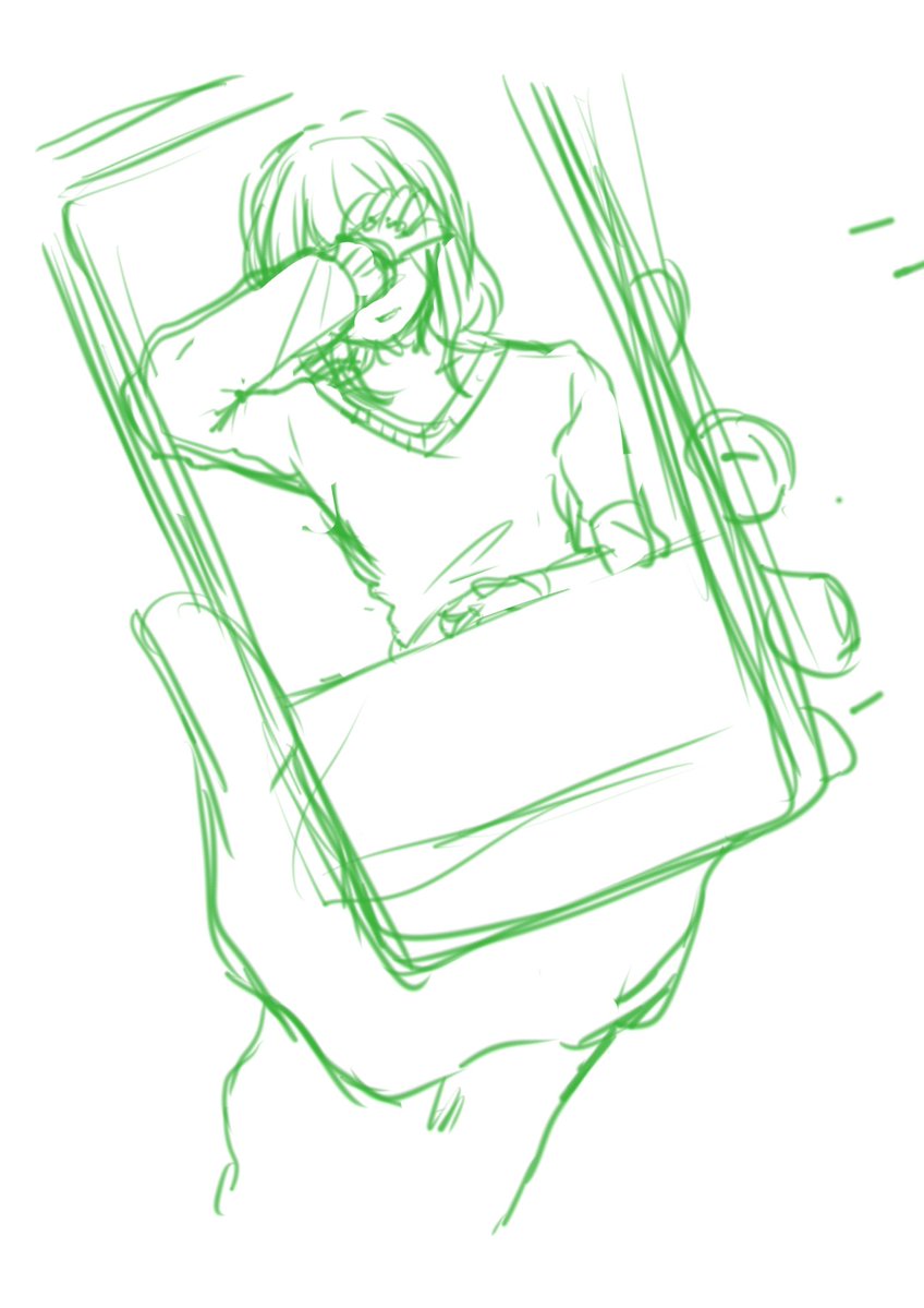 マッチングアプリを初めて使う様子の女の子(アラサー)。 