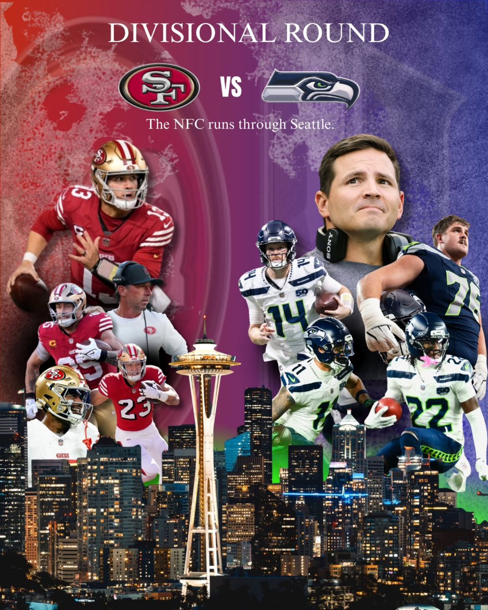 𝐍𝐅𝐂 𝐃𝐈𝐕𝐈𝐒𝐈𝐎𝐍𝐀𝐋 𝐑𝐎𝐔𝐍𝐃 🏟

It was just announced that the Seahawks will be playing the 49ers at 5:00PM PST! 🕖

We now officially know what time the game is g starting! 👟🏈

𝐆𝐨 𝐇𝐚𝐰𝐤𝐬! 💙💚🦅🦅💪🏼👏🏼👏🏼👏🏼 🎆

#DivisionalRound #playoffs #seattleseahawks #NFL