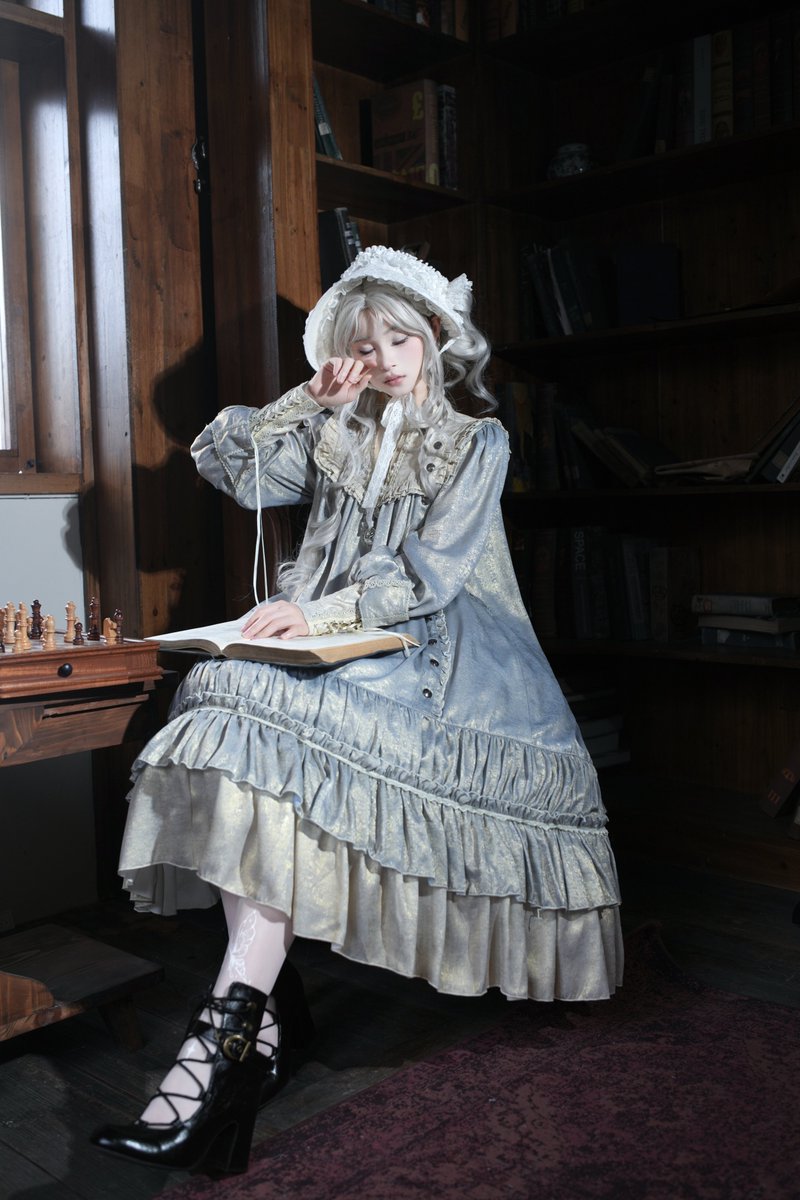 S～Mサイズ∕アイボリーベロアと薔薇の起毛レース袖の娘役レオタード白 Larme d'Alice（アリスの涙）】 2026spring 薔薇series 本日新作解禁