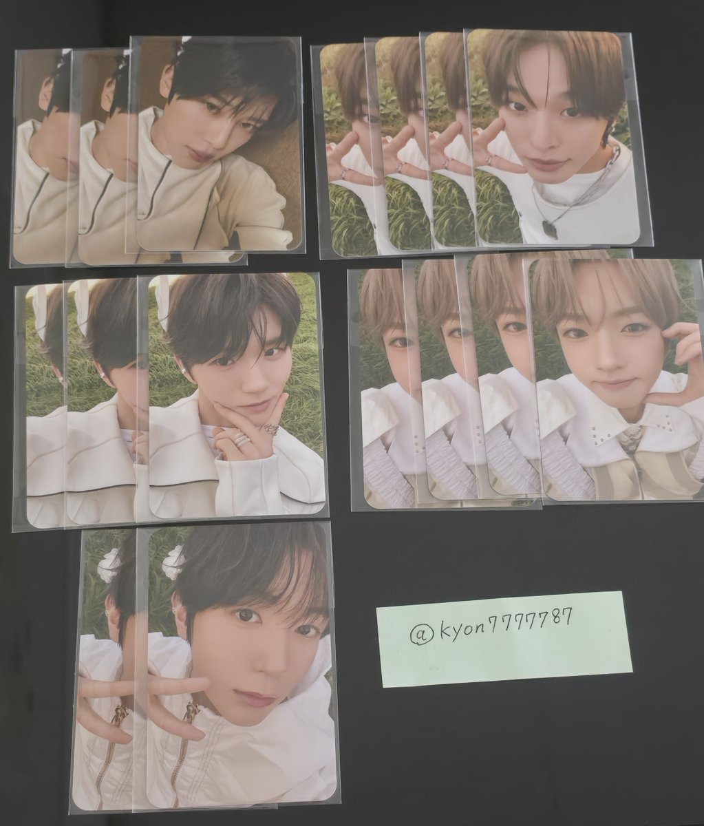 うぃし NCTWISH トレカ 交換 譲：画像1.2枚目 求：画像3.4枚目