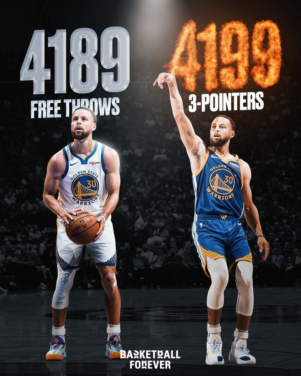 INSANE STAT: Stephen Curry has MORE career three-pointers than free throws 🤯

Definition of ETHICAL HOOPS 🏀