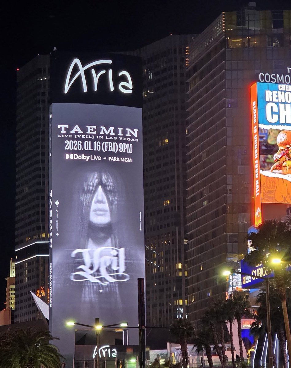 Shinee_Fan_Base's tweet image. #TAEMIN large-scale AD for ‘VEIL’ in Las Vegas 🇺🇸

©TM_CHI_0718