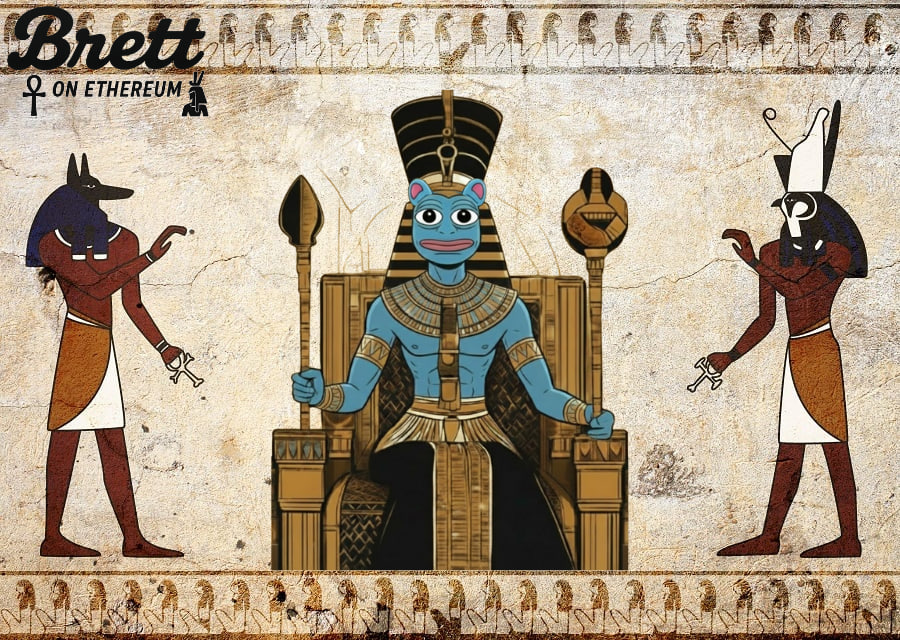 brettether's tweet photo. The first shall be the greatest👑

They can’t clone history. The Pharaoh of the Mainnet remains. 

Well before many even realize. Ancient hieroglyphs discovered in the heart of the Ethereum bedrock prove that Brett on ETH was the first to be crowned.

#BrettOnETH #TheFirstBrett #FlipBasedBrett