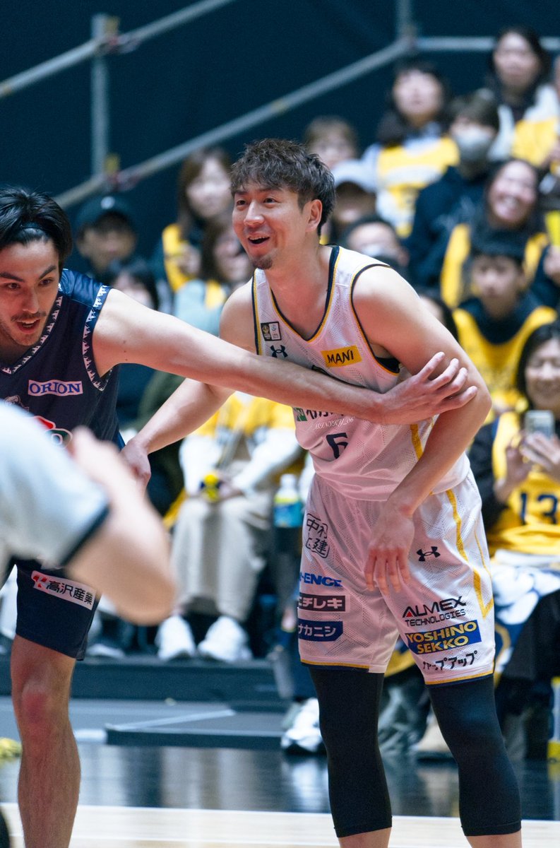 笑ってしまってる。20260107信州戦 #宇都宮ブレックス #BREX #比江島慎