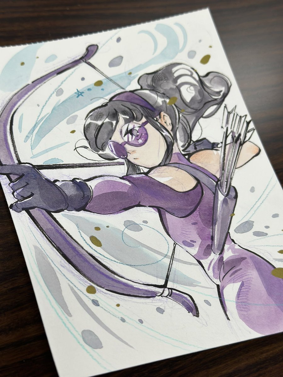 archivekbishop's tweet image. Kate Bishop by Peach Momoko