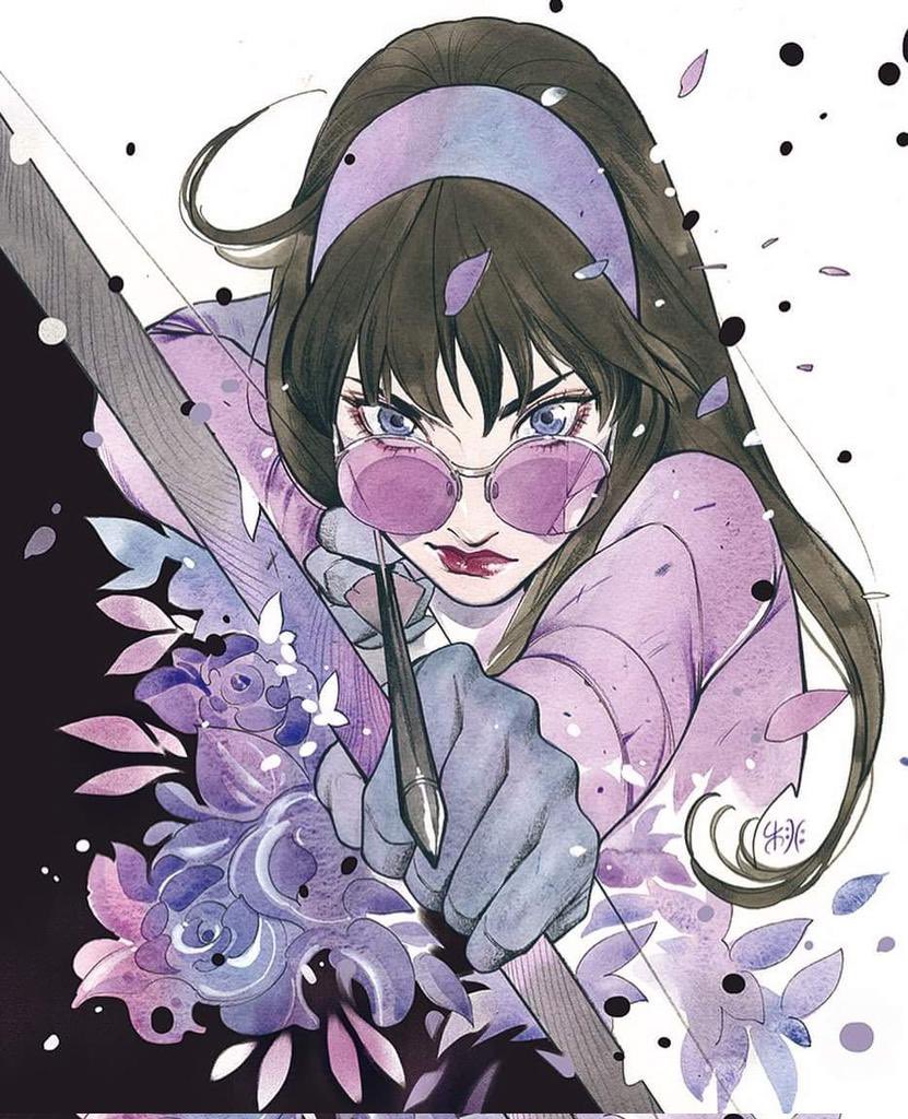 archivekbishop's tweet image. Kate Bishop by Peach Momoko