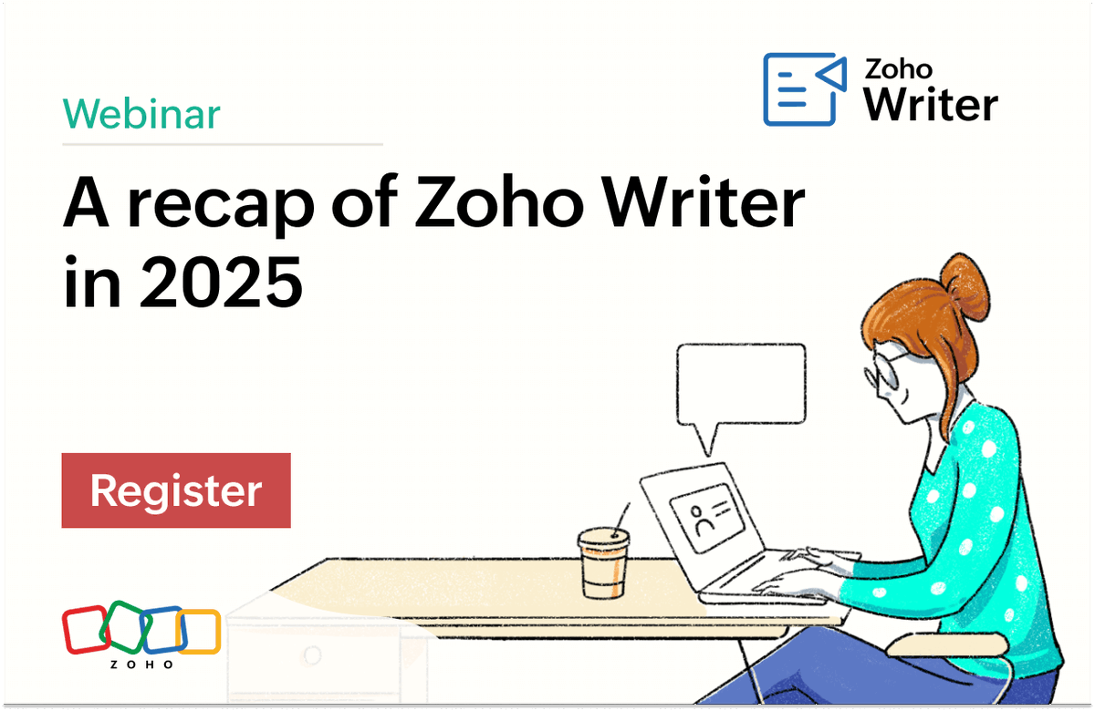 Zoho Writer tweet media