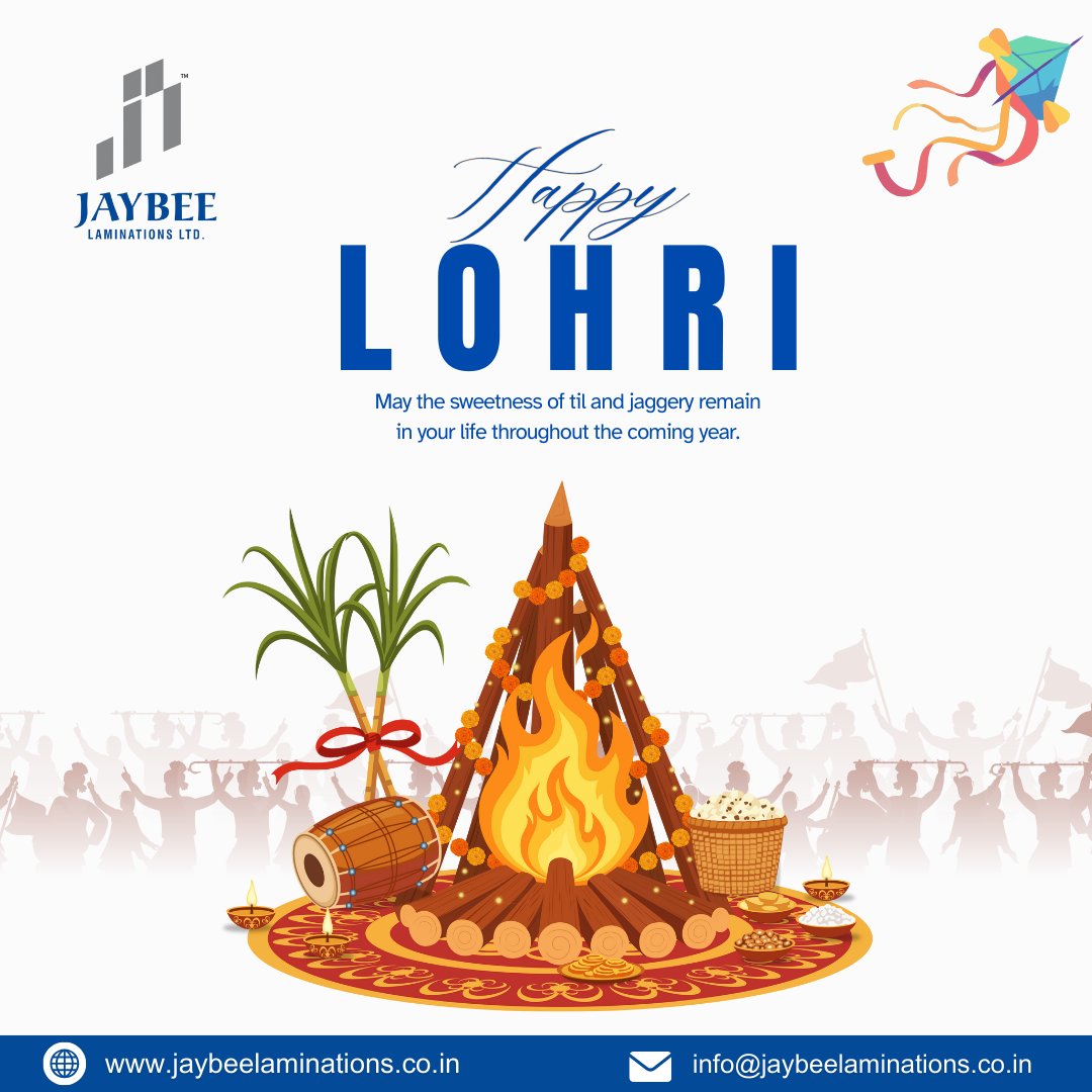jaybee_noida's tweet photo. 🔥 Happy Lohri! 🔥
May the Lohri fire bring joy, prosperity, and good health to you and your loved ones.
Wishing you warmth and happiness today and always.

— Team Jaybee Laminations

#HappyLohri #LohriCelebration #FestiveVibes #HarvestFestival #Lohri2026 #JaybeeLaminations https://t.co/uNBMfWZo0w