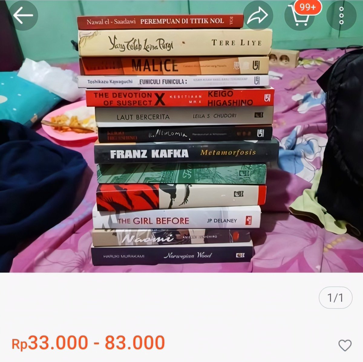 Info Buku Novel Diskon & Preloved tweet media