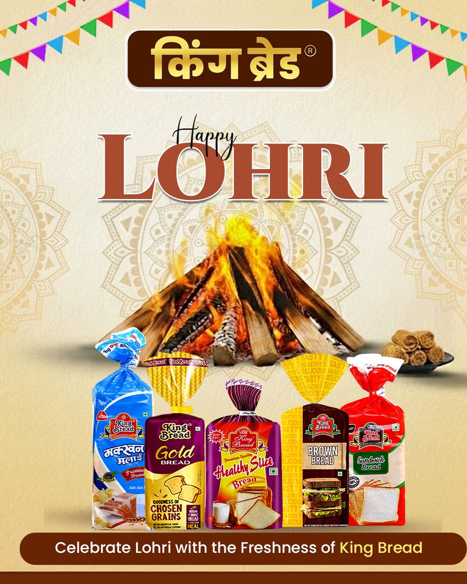 KingBread13's tweet image. Celebrate the harvest festival with the goodness of chosen grains. Let the freshness of King Bread make your Lohri celebrations even more delicious!
.
.
.
.
.
#kingbread #RoyalTaste #dailyfresh #FamilyBreakfast #HappyLohri #lohricelebration #lohrifestival #meerut