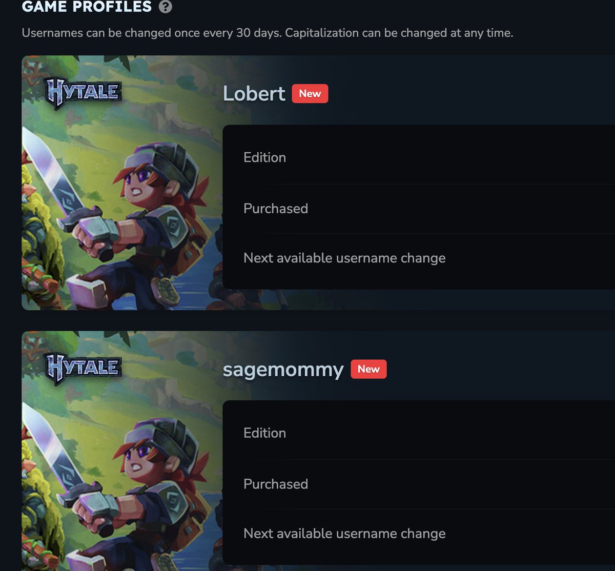 blockotheshy's tweet image. i am now the proud owner of sagemommy on hytale