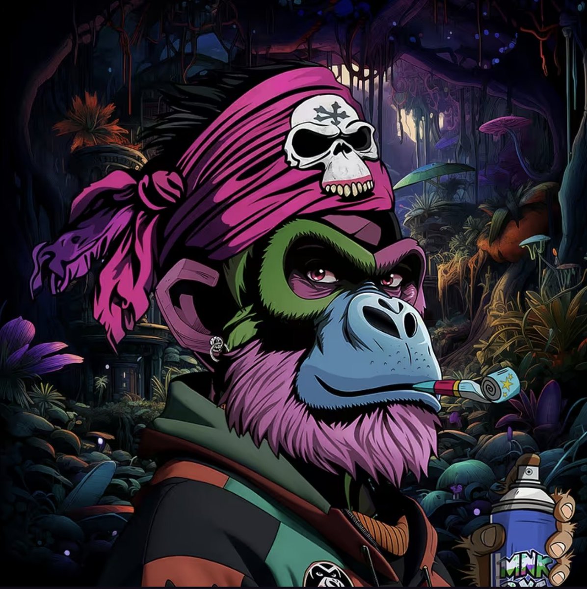 ajgregsol's tweet image. Make sure to join the @mnk3ylabs Pirate Dao and start earning 5 LDZ per day!! Grab a MNK3YS and upgrade its traits to a pirate trait and stake it and you will start earning LDZ!! 
magiceden.io/marketplace/mn…