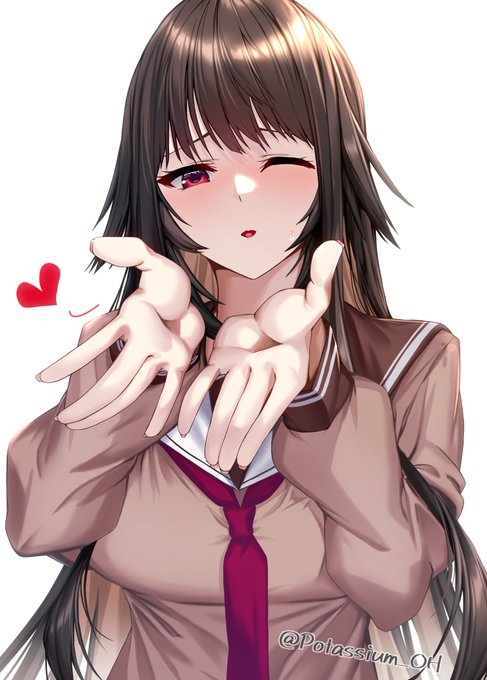 投げキッス結灯
#黒姫結灯生誕祭
#アマカノ 