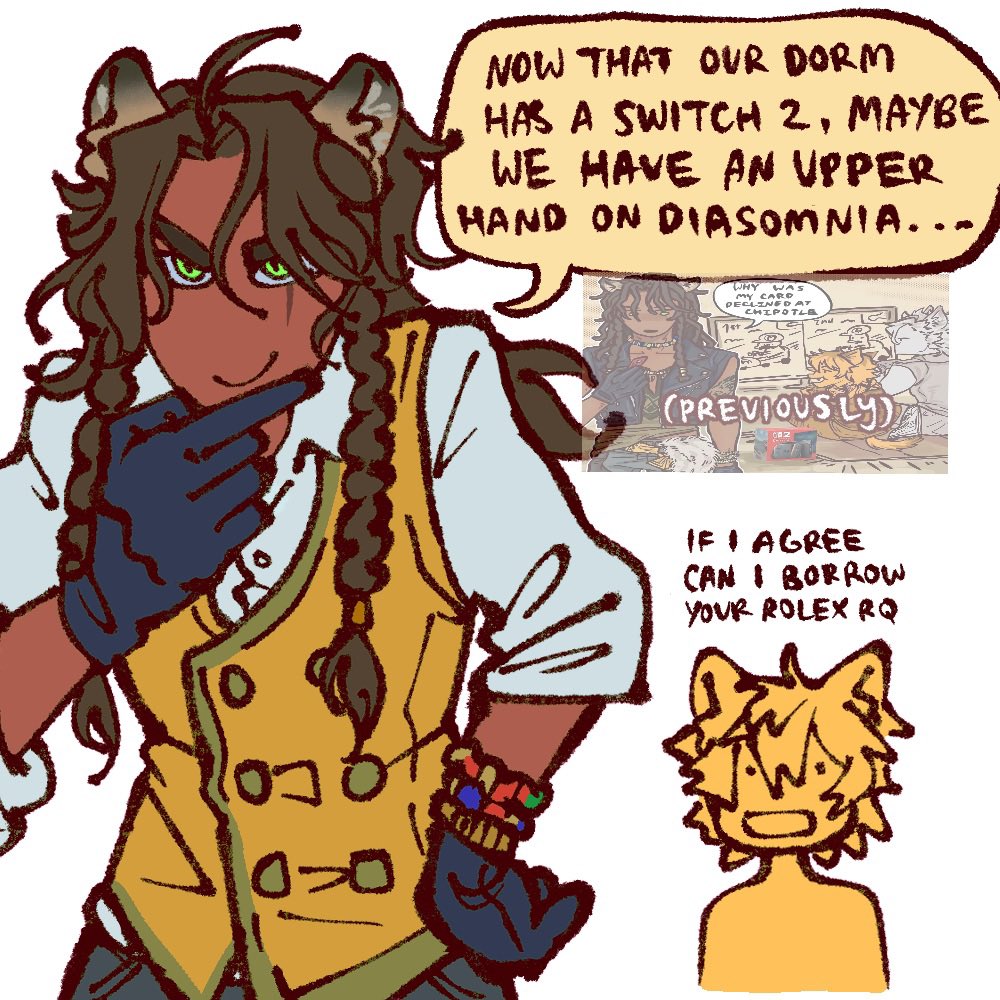 AMAGUNIYOON's tweet image. rivalry #twst