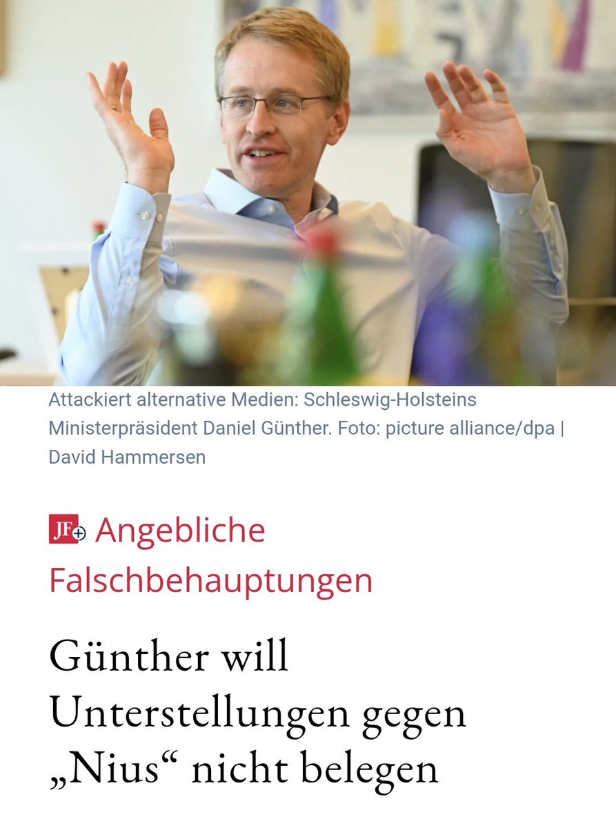 Wenn er es nicht belegen kann,  war es eine Lüge