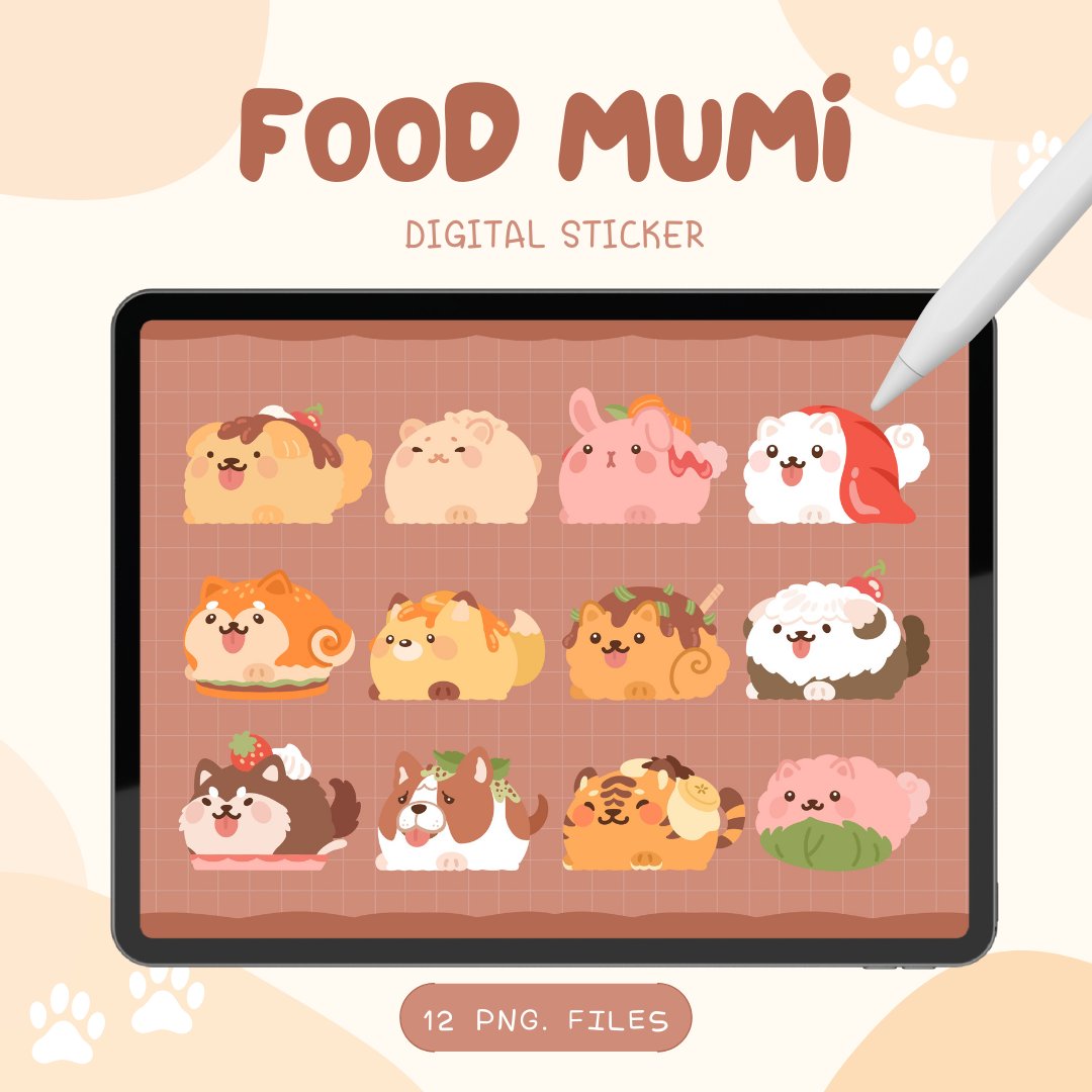 luluke_lookkaew's tweet image. 🍮 𝐃𝐢𝐠𝐢𝐭𝐚𝐥 𝐒𝐭𝐢𝐜𝐤𝐞𝐫 - 𝐅𝐎𝐎𝐃 𝐌𝐔𝐌𝐈 🍣
.
🍔 12 ไฟล์ | 15 THB
🛒 shorturl.asia/HnXsk
✅  ใช้ตกแต่ง planner / goodnote / กรอบโปรไฟล์ / แต่ง ig story / ประยุกต์ใช้แบบอื่นๆ ตามสะดวก (สิทธิการใช้งานแบบส่วนตัว)
.
#goodnotes #digitalsticker #deco #png #FriendiiArt