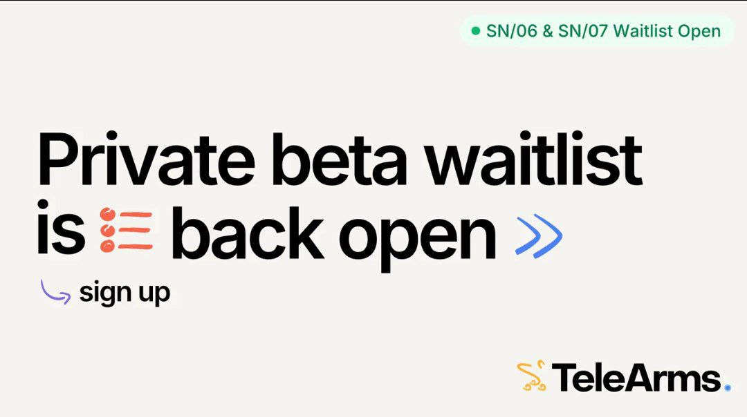 GACryptoO's tweet photo. 🪂 BitRobot Network ~ Private Beta Waitlist LIVE 📝

🤖 @BitRobotNetwork is a decentralized robotics + AI lab built on Solana, focused on Embodied AI ~ AI that learns directly from real-world robots.

💰$8M Fund Raised, Backed by Solana & Top VCs

👉 Apply for Waitlist: https://t.co/97lxTzAB44
🔹Join Discord: https://t.co/ZfitodY5Pa
🔹Contribute on X by posting and engaging
✔️Done

🚀 Why it matters
➖Real-world robotic AI training
➖Strong robotics narrative heading into 2026
➖Early users gain a first-mover advantage

👀 Early access often means early rewards. Don’t miss it

💙Like 🔄 RT