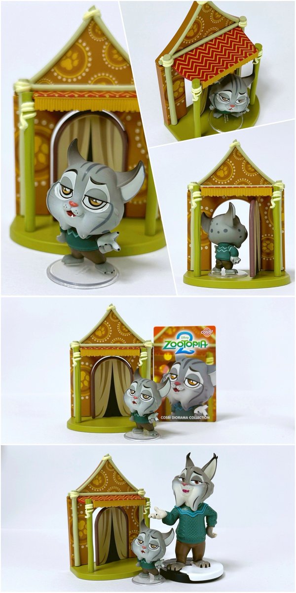 コスビ『ズートピア2』ジオラマ・コレクション》のパウバートをげっと