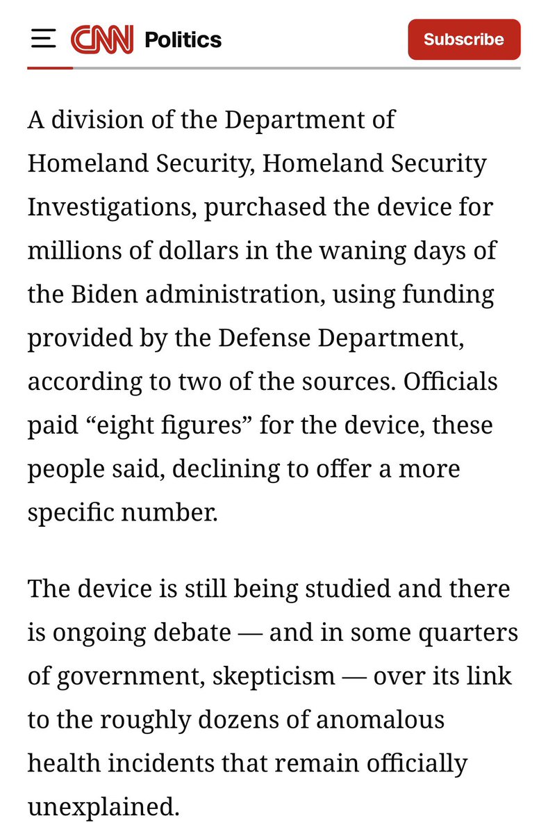 kenklippenstein's tweet image. The Department of Homeland Security spent an eight figure sum to buy what they believe is a Havana Syndrome device (lol)
