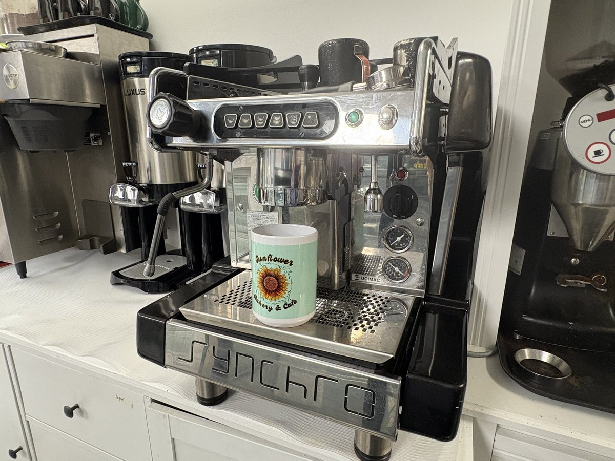 JakeRandall's tweet image. Finally got our espresso machine!