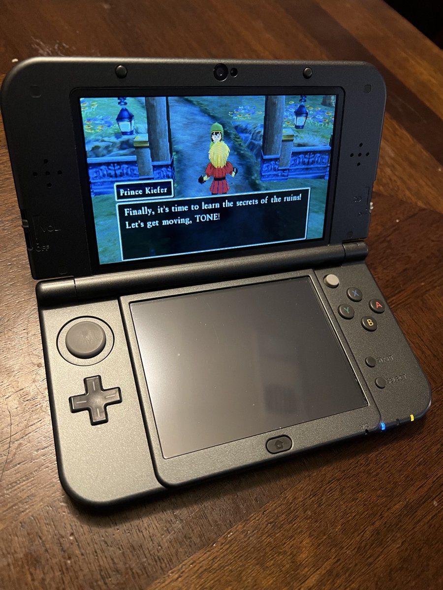 digixtone's tweet image. Playing Dragon Quest VII on the 3DS for the first time